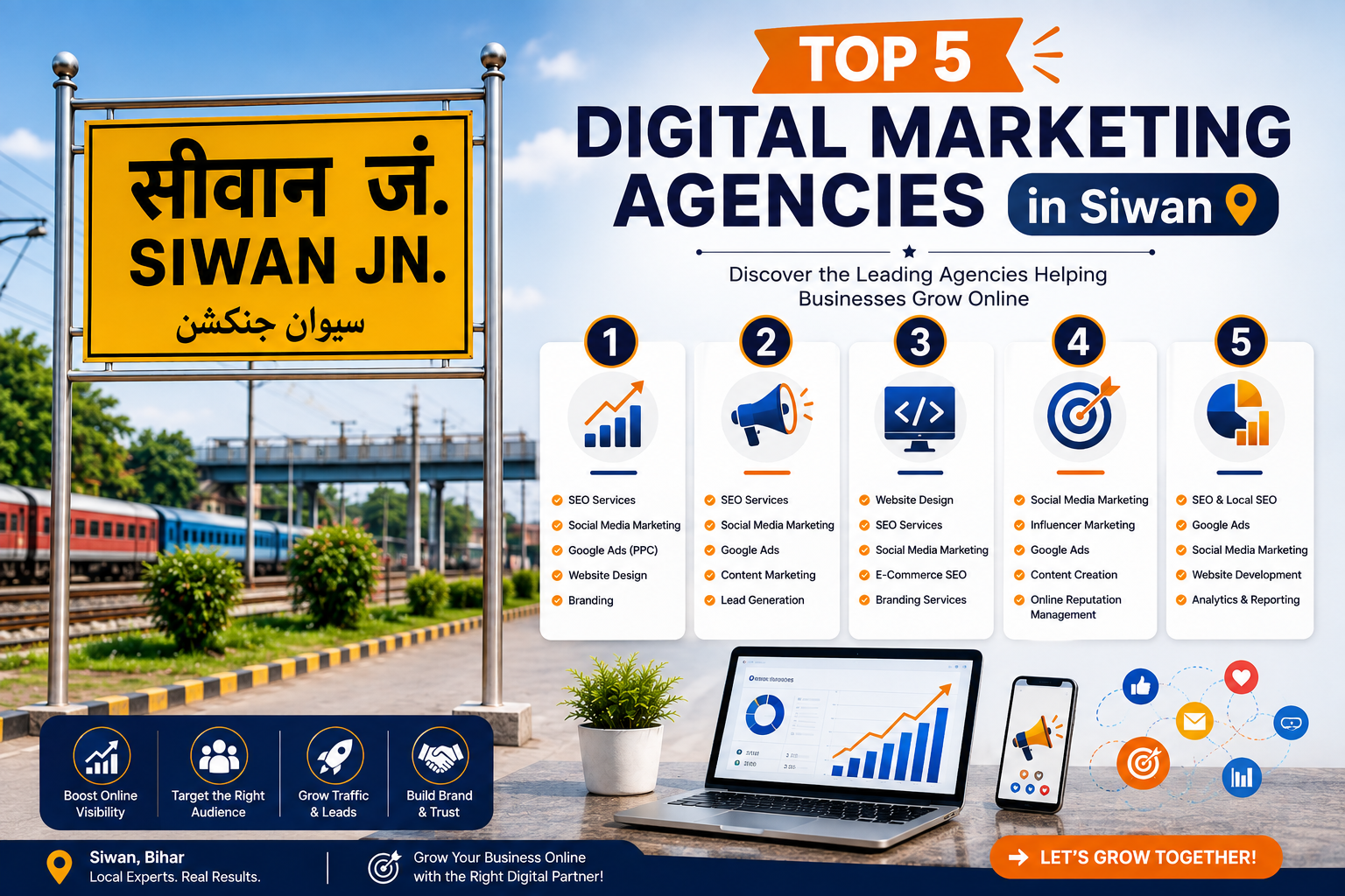 Top 5 Digital Marketing Agencies in Siwan
